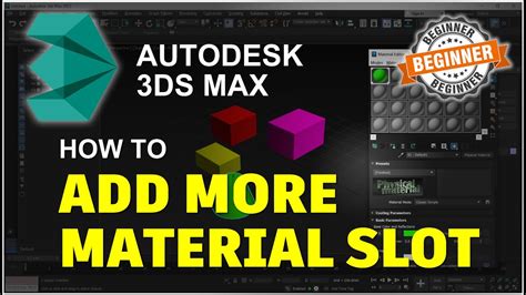 Mengemas Bahan Material di Editor Slots 3ds Max