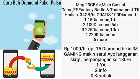 Membeli Diamond Mobile Legends Menggunakan Pulsa XL