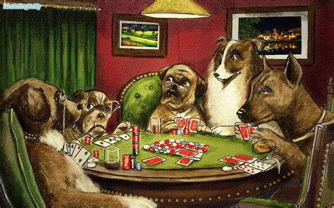 Menguak Misteri Seniman Kucing: Dogs Playing Poker