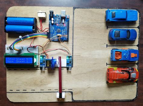 Sistem Parkir Otomatis Menggunakan Servo Motor dan Modul I2C