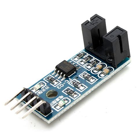 Menggunakan Motor Speed Sensor Module Modul Kecepatan Slot Optocoupler Arduino