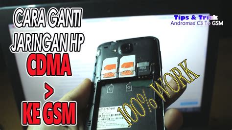 Mengubah HP CDMA ke GSM dengan Aplikasi Andromax Tools dan Any Cut