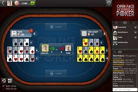 Scoring System in Open Face Chinese Poker