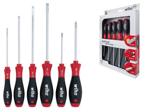 SoftFinish Slotted/Phillips Screwdriver Set 302 HK6 SO: Melalui Teknologi ChromTop dan Ergonomik