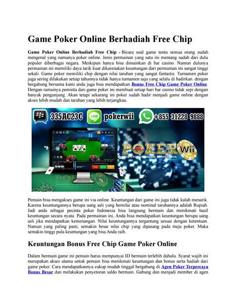 Bermain Poker Online Gratis dengan WSOP – Mainkan Texas Hold’em Poker