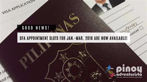 DFA Opens Passport Appointment Slots for July to September