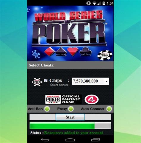 Menangkan World Series of Poker dengan Generator dan Cheat