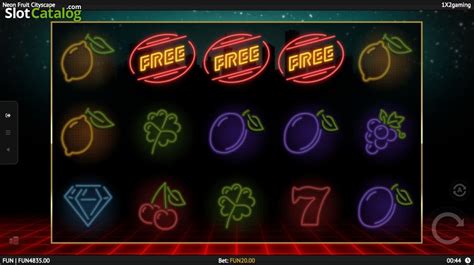 Neon Fruit Cityscape: A Retro-Futuristic Slot Experience