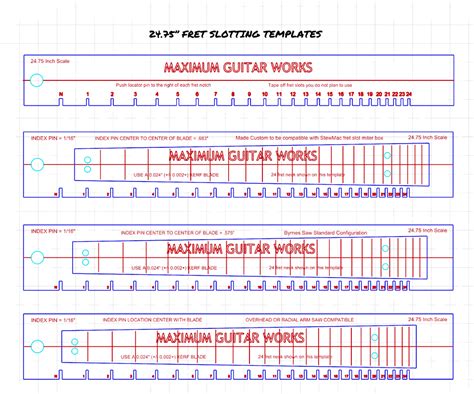 Menghasilkan Kualitas pada Bisa Gitar dengan Template Slot Fret Berkualitas