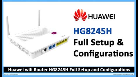 Huawei EchoLife HG8245H: Routing-Type ONT untuk Akses Broadband Ultra-Width