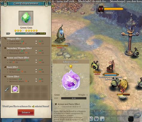 Markdown Shoes, Gloves, dan Skill Gem di Tree of Savior