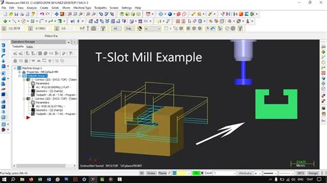 Cara Membuat Slot Mill di Mastercam X5