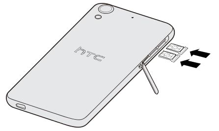 Penggunaan Kartu SIM Nano di HTC Desire 626