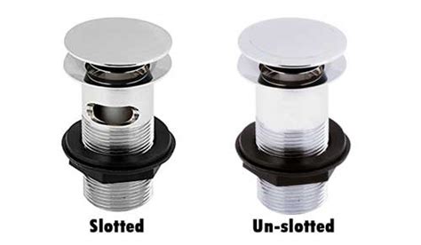 Basin Wastes: Slotted vs Unslotted