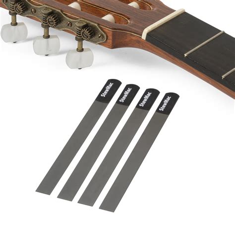 6pcs Double Sided Guitar Nut Slotting Saddle File Guitar