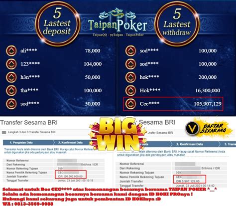 TAIPAN POKER: Hiburan Digital Rakyat Sejak Tahun 2015