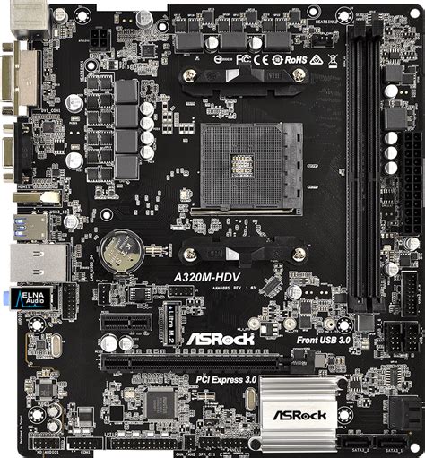 ASRock A320M-HDV: Overview, Specification, Support, and Where to Buy