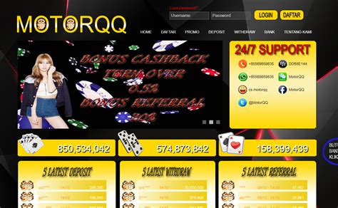 Agen Bandar QQ Online Terpercaya: MotorQQ