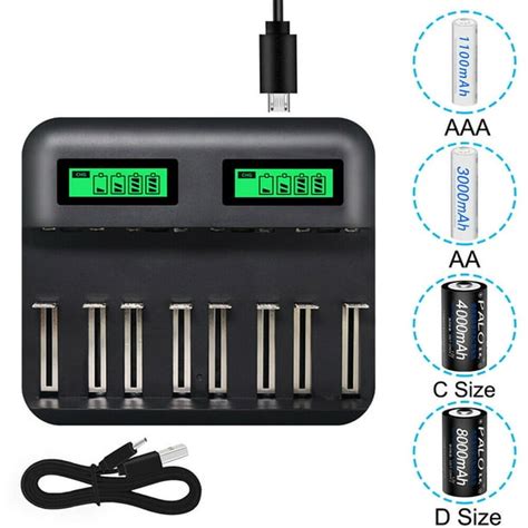 KAIZEN 8 Slot Fast Charger AA/AAA Battery