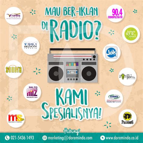 Harga Pasang Iklan Radio Elshinta dan Sonora FM Jakarta