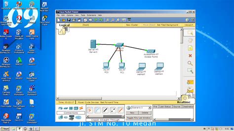 Membuat Jaringan Wireless di Cisco Packet Tracer