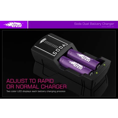 EFEST SODA Charger: Charging Your Batteries with Ease, Safety, dan Efficiency