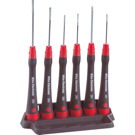 Screwdriver PicoFinish – Set (6 pcs) – Slotted / Phillips – Series 260P K6: Penghematan Waktu dan Kerja dengan Keandalan