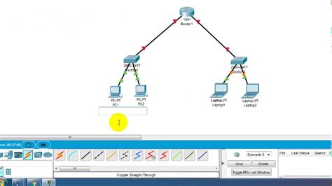 Menghubungkan Router dan Switch pada Cisco Packet Tracer