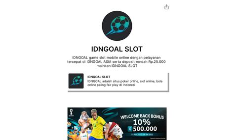 IDNGOAL: Pilihan Terbaik Slot Online 2024