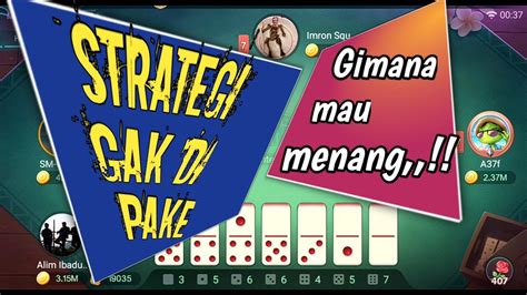 Strategi Menang dalam Permainan Domino