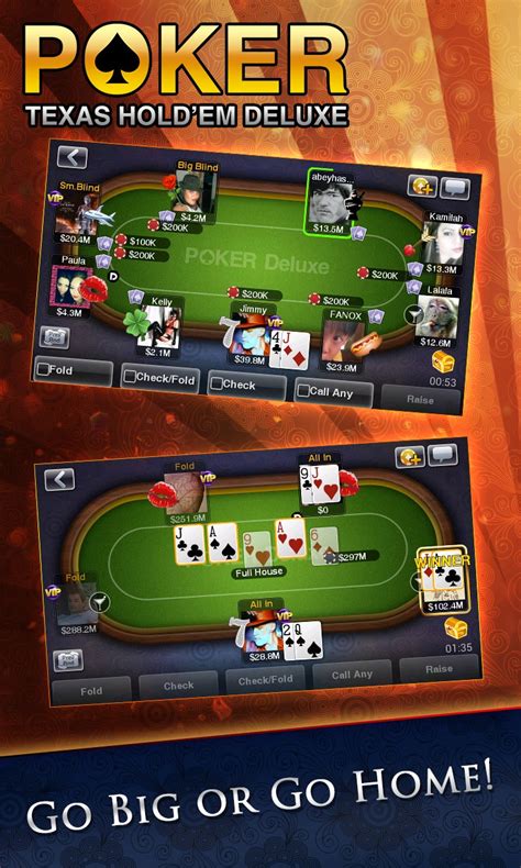 Permainan Texas HoldEm Poker Deluxe 2.7.3 untuk Android