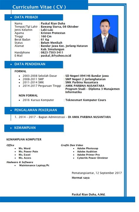 Tips Membuat CV Menarik untuk Penerimaan Kerja