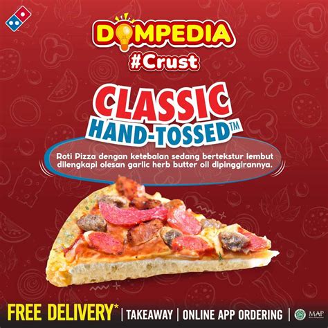 Menguak Sifat-Sifat Domino’s Pizza: Pan, Thin Crust, dan Hand-Tossed