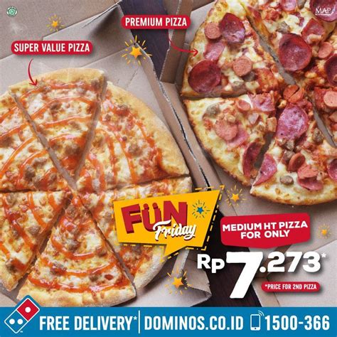 Ukuran Pizza di Pizza Hut dan Domino’s