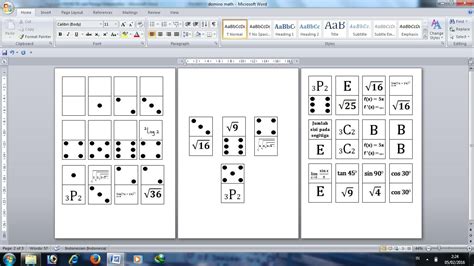 Membangun Kesadaran Matematika Melalui Alat Peraga “Math Domino