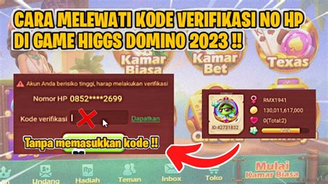 Cara Mengganti Nomor HP di Higgs Domino Island dan Reset Password