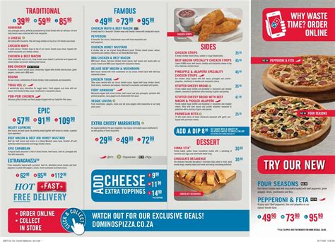 Domino’s Pizza Menu: Enriching Your Taste Buds