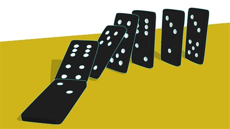 Gambaran Domino Jatuh: Koleksi Illustrasi dan Vektor Royalty-Free