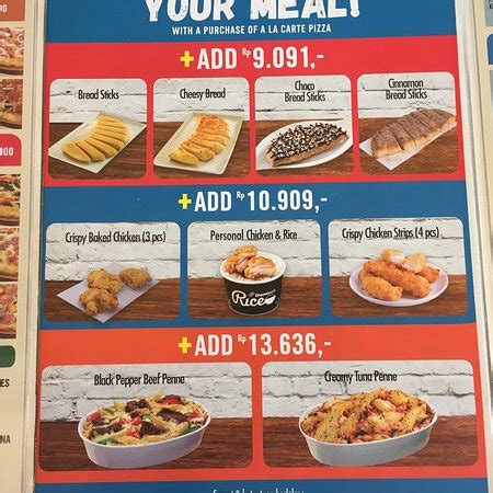 Menu Value Deal di Domino’s Pizza Bandung