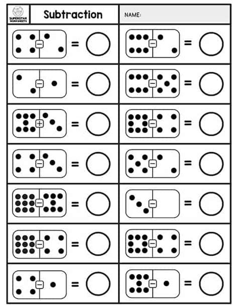 Menggembirkan Belajar Matematika dengan Domino Addition dan Subtraction Worksheets