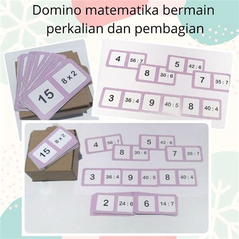 Permainan Domino Perkalian: Menyenangkan dan Bermanfaat bagi Anak-Anak