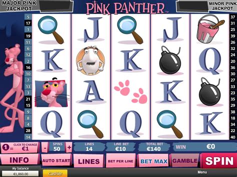 Permainan Slots Menggemaskan: Pink Panther oleh Playtech