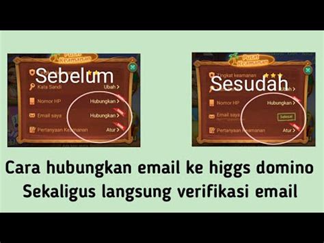 Konfirmasi Email Higgs Domino Island dan Cara Melihat Email Terdaftar