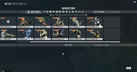 Inventori Warframe: Tips dan Trik untuk Meningkatkan Slot Inventori