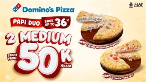 Berbagai Menu Pizza Domino’s Mas Mansyur