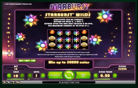 Permainan Slot Starburst: Mainkan dan Menangkan