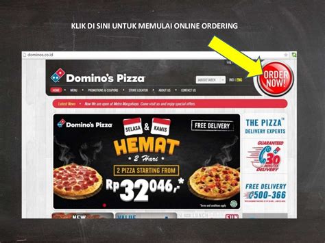 Domino’s Pizza Indonesia – Aplikasi Pemesanan yang Praktis