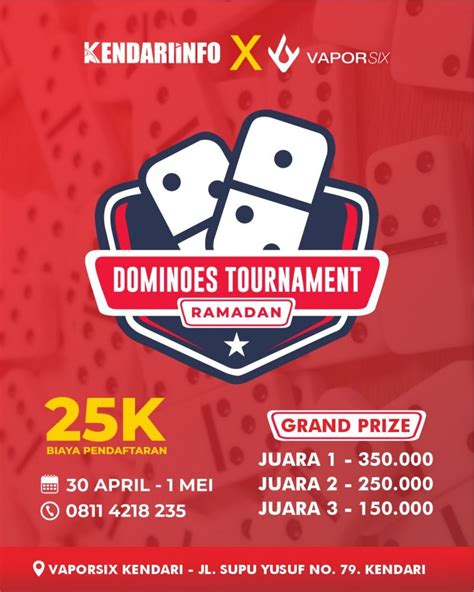 Turnamen Domino Total Hadiah 40 Juta Kolaborasi Antara MG Pettarani dan PORDI Makassar