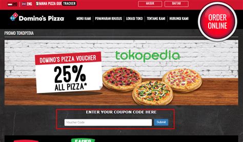 Voucher Promo Domino Pizza – Cek Daftar Harga dan Menu di Tokopedia