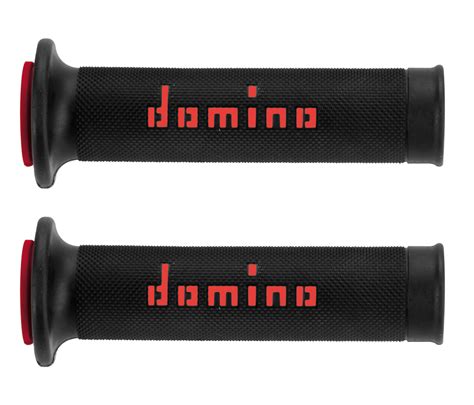 DOMINO SRL Manopole con Foro per Contrappesi in Nero/Rosso